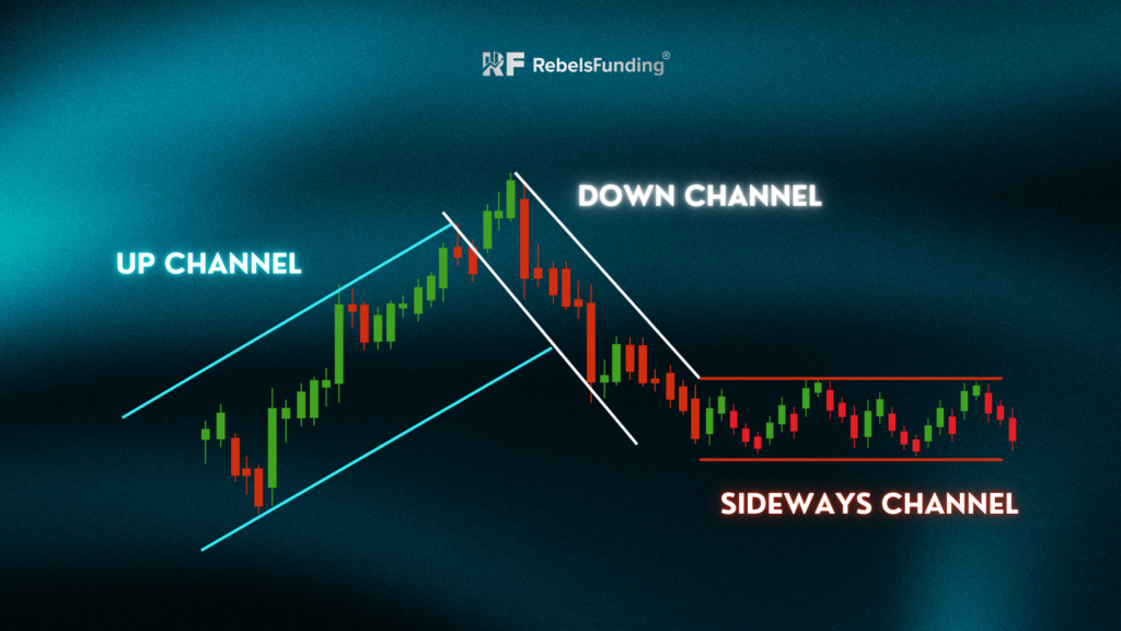 Types of channels: ascending, descending, sideways channel