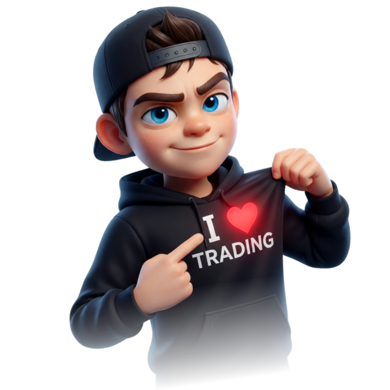 Rebel character promoting trading enthusiasm FAQ