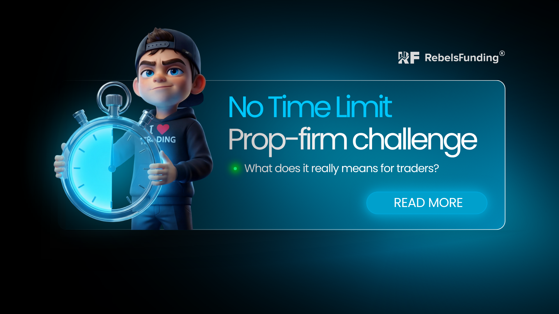 No time limit prop firm challenge explained for traders