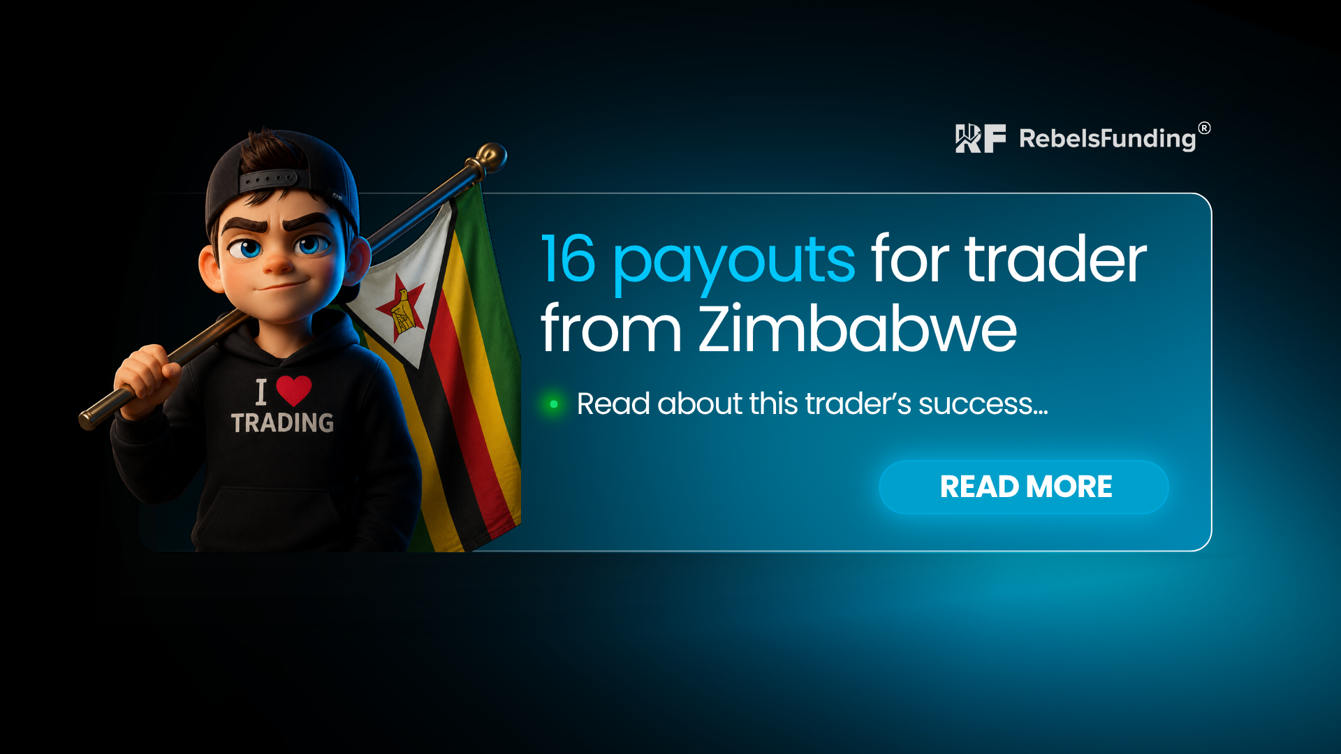 Rozhovor s obchodníkom Bazellom financovaným zo Zimbabwe o výplatách RebelsFunding a obchodnej disciplíne