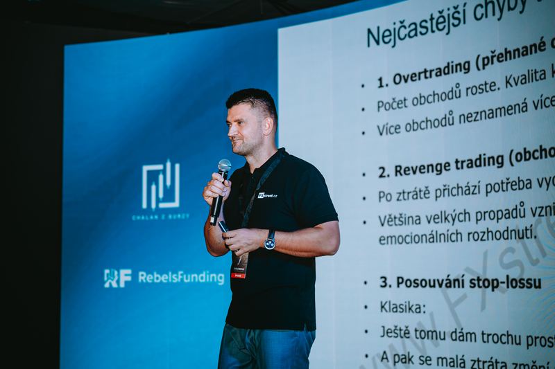 Ondřej Hartman on stage