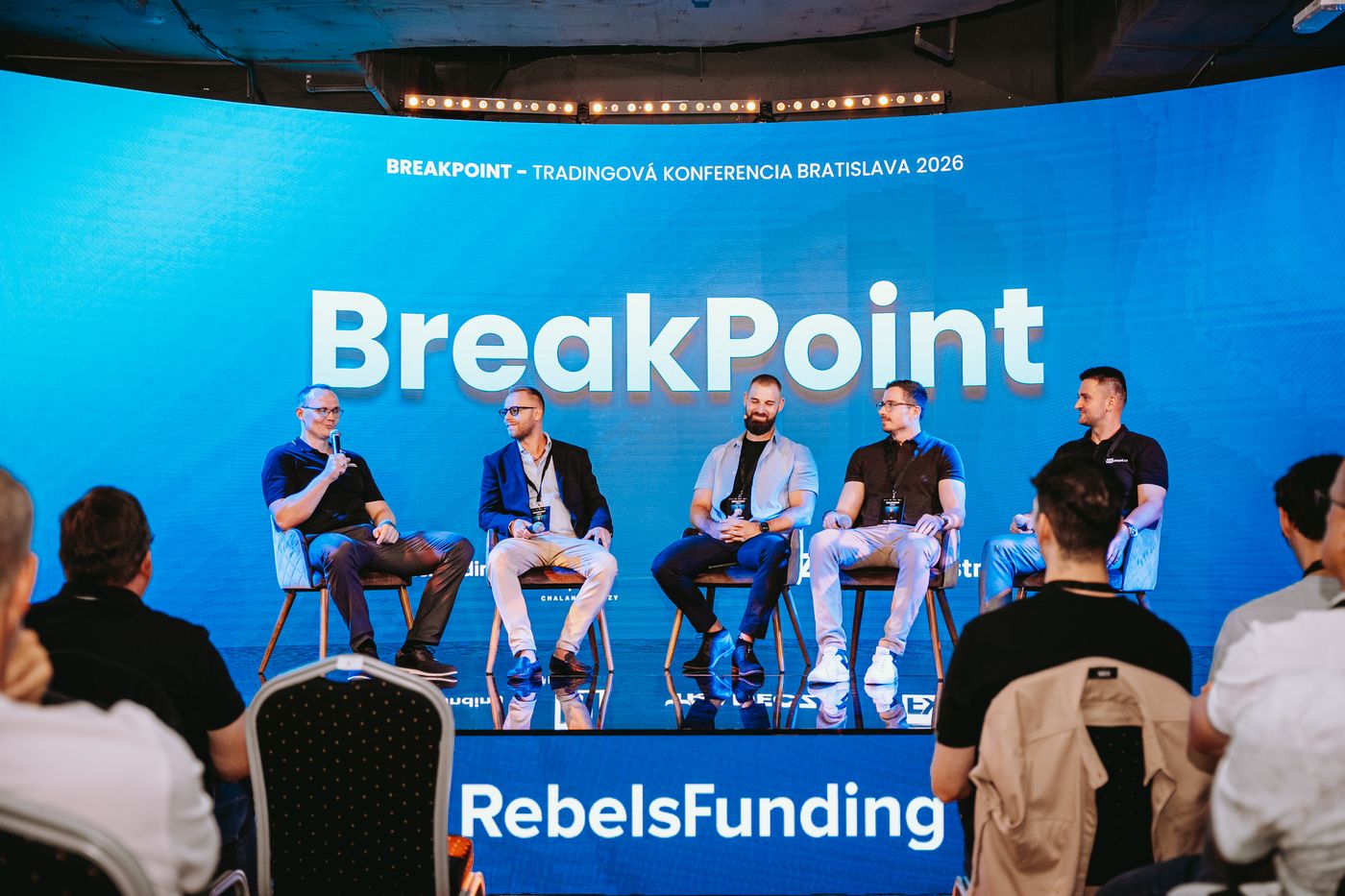 Panel of funded traders at BREAKPOINT 2026