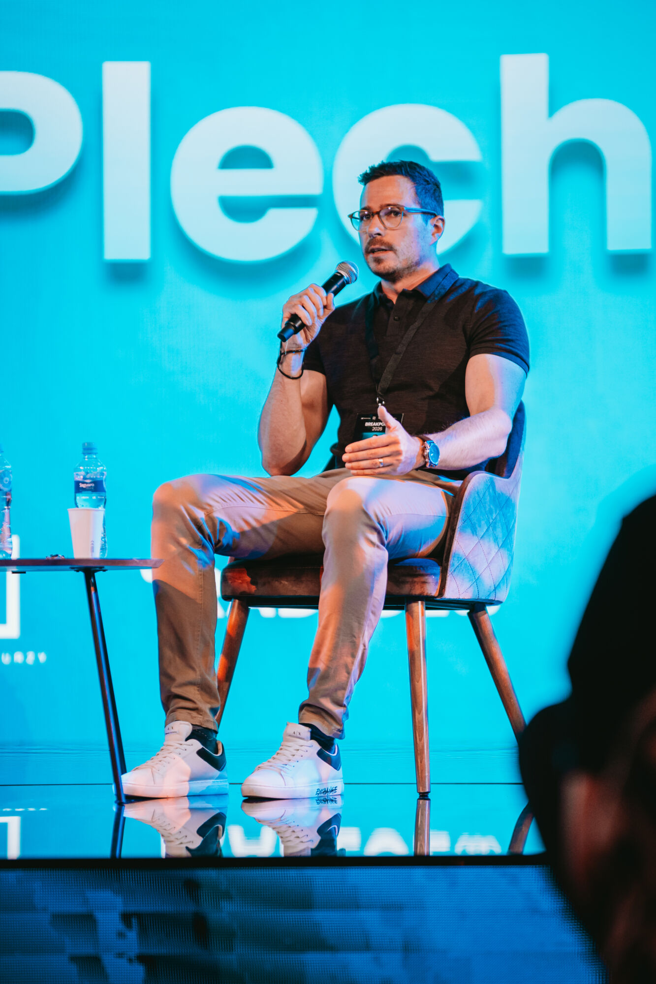 Petr Plechač on stage at BREAKPOINT 2026