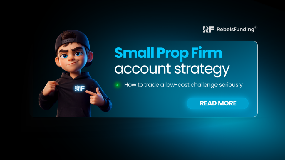 Small prop firm account strategy guide for trading low-cost challenges with RebelsFunding.